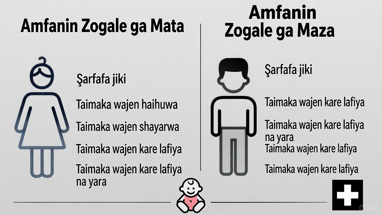 amfanin gogale wajen mata da maza