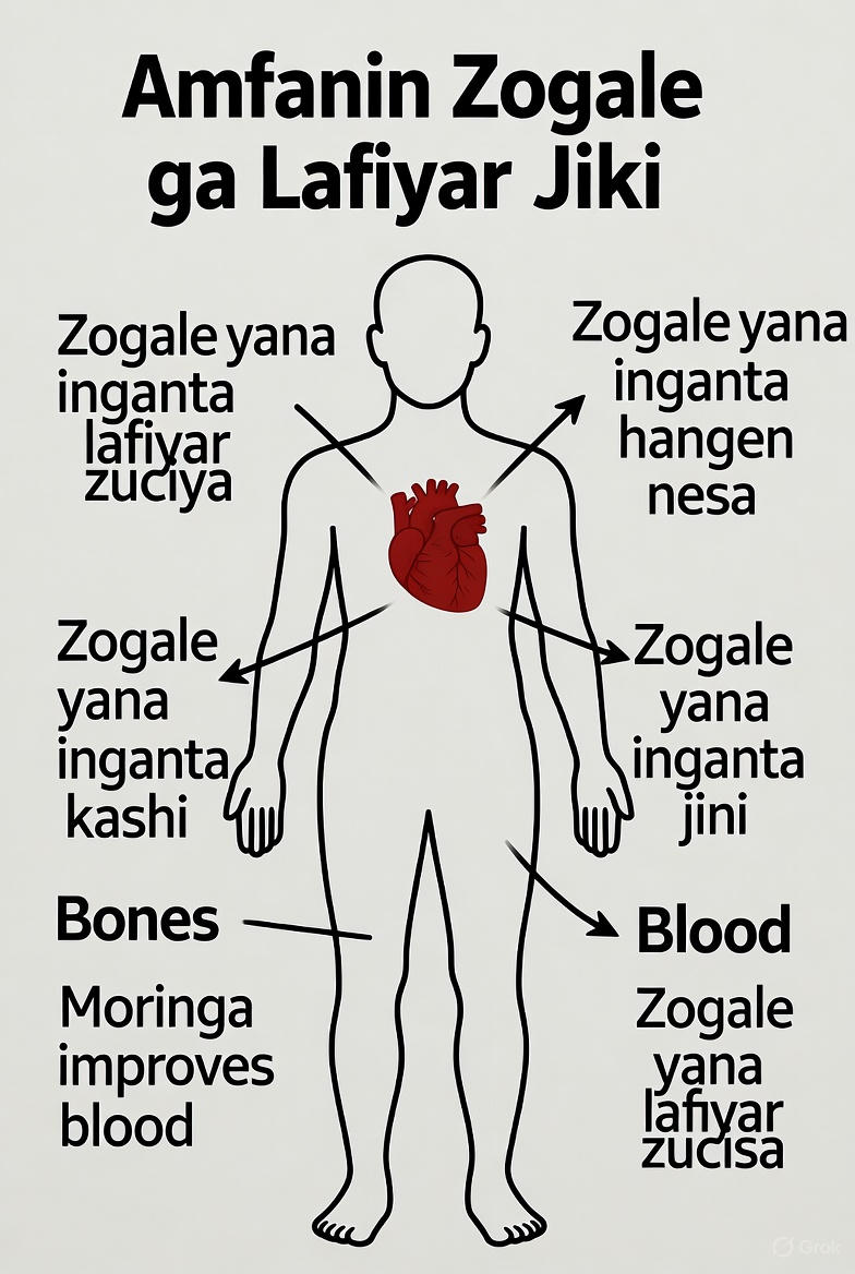 amfanin Zogale ga lafiya