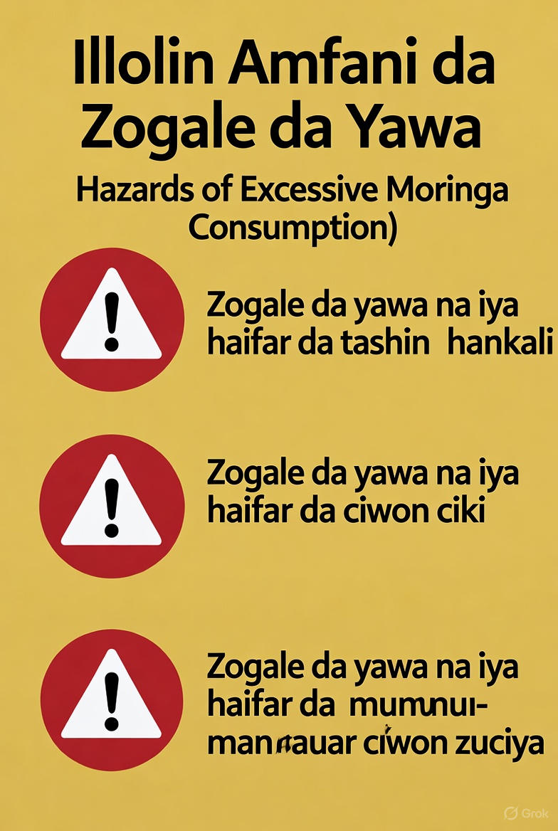 ILLOLIN AMFANI DA ZOGALE DA YAWA