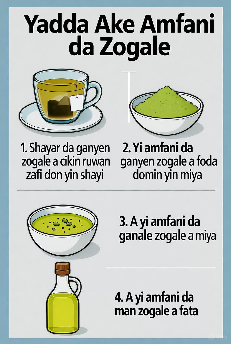 hanyoyin amfani da zogale